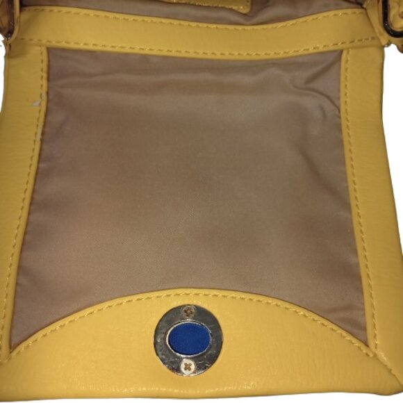 Charming Charlie Crossbody Bag Yellow 7" x 5" x 1" Preowned with Flaws Photos - Picture 8 of 10